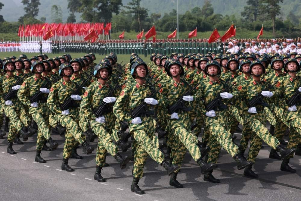 Quân phục của Khối Nam chiến sĩ Phòng hóa